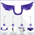 Super Sunnies Evo Flexible UV Eye Protection Goggles, FDA Compliant Tanning Bed Glasses, Purple