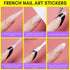 Makartt 12 PCS French Nail Art Stamper Kit - 2 PCS Jelly Nail Stamper, 4 PCS Silicone Heads, 6 Sheets Nail Guide
