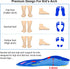 Kids Arch Support Orthotics Over-Pronation Plantar Fasciitis Flat Feet PU Foam Inserts Relieve Foot Back Hip Leg