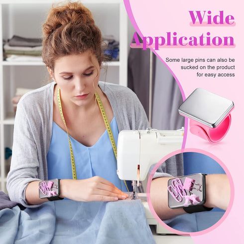 Syhood 14 Pcs Hair Braiding Tools, Magnetic Pin Wristband, Stainless Steel Pintail Rat Tail Comb, Alligator Sectioning