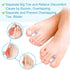 Povihome 8 Pack Gel Bunion Corrector and Toe Spacers, Separators and Straightener Orthotics for Sports Activities,