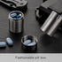 TISUR Portable Pill Cases, Waterproof Pill Bottle Medicine Organizer Case, Metal Titanium Pill Holder Pocket for Travel