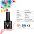 senvenski Color Changing Gel Nail Polish Kit, UV/LED Soak Off Nail Art Set with Glitter Colors