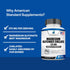 American Standard Supplements Magnesium Glycinate 575mg, 90 Veggie Capsules for Bone & Muscle Health, Chelated for