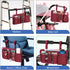 Burgundy Wheelchair Organizer Bag with Cup Holder - Versatile Mobility Accessory