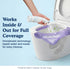spotLESS MATERIALS Toilet Coating, Toilet Coating Spray for Ceramic and Porcelain, Water Repellent Barrier, Helps
