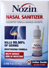 Nozin 12mL 99.99% 60+ Nasal Sanitizer Antiseptic Bottle | Kills of Germs | Applications | Trusted by Hospitals | Made