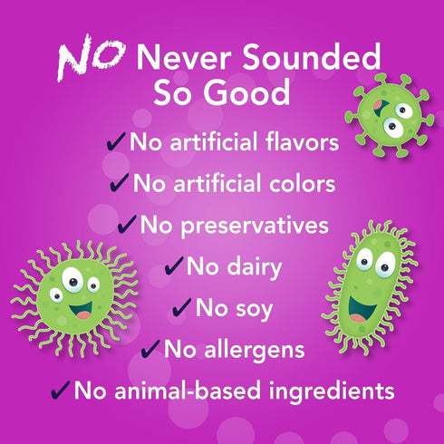Kids Probiotic Supplement, Daily Support for Gut, Immune, Brain & Whole Body Health, 15 Strains, 5 Billion CFU, 30