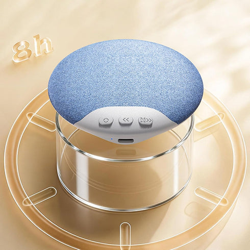 Yunir Pillow Speaker for Sleeping, Mini Bluetooth Speaker Under Pillow with Automatic Off Timer, White Noise Sound