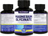 Magnesium Glycinate Capsules 380mg | 90 Counts | Non-GMO & Gluten Free | Muscle, Heart, Nerve Support, 45 Servings High