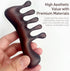 Jaasuee Scalp Massage Comb Hair Growth Stimulating Wooden Scalp Massager Stress Relief Loc Comb Present for Women