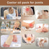 Castor Oil Pack Wrap for Shoulder, Knee, Ankle & Feet - 100% Organic Cotton Reusable Packs with Adjustable Strap