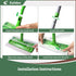 Eyliden Sweeper Mop, Wet & Dry Mops for Floor Cleaning, Disposable Dust Mop Starter Kit with 36 Refills