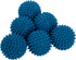 S&T INC. Reusable Plastic Dryer Balls, 6 Pack, Dark Blue, 2.5 in Fabric Softener for Laundry.
