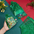 PH PandaHall 100pcs Organza Bags, 5x7 inch Jewelry Pouches, Gift Bags, Sheer Bag with Drawstring, Green Mesh Bag