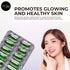 50 Evion Capsules Vitamin E for Glowing Skin, Strong Hair, Acne, Nails, 400mg
