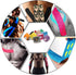 Kinesiology Therapeutic Tape for Athletic Sports Recovery - Pain Relief, Strong Adhesion, Waterproof, Original Cotton,