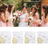 Jaciya Rhinestone Headband, 4 Pieces Rose Gold Bridal Headbands, Crystal Bling Hair Accessories
