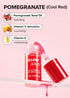 I DEW CARE Lip Oil - Glow Easy Pomegranate | Vitamin C Tinted Lip Oil, Hydrating Korean Makeup (0.20 Fl Oz)