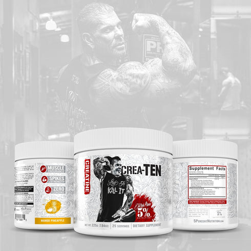 5% Nutrition CreaTEN Creatine Complex + Accelerators, Flavored Creatine Powder for Muscle Gain, Max Power, Strength,