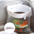 DOITOOL 2PCS Kitchen Trash Bag Holder, Suction Cup Sink Trash Bag Holder Rack for Kitchen, Grey