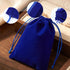 Qulkws 4 Pack 7.08 5.1in Velvet Drawstring Pouches Soft Velvets Bags with Drawstrings Small Drawstring Pouch x Dice