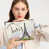 Fantastic Eiffel Tower Paris Makeup Bag, Large Capacity Portable Toiletries Organizer for Women