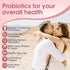 NATURE TARGET Probiotics-for-Women Powder, 100-Billion-CFUs, 45-Day-Supply, with D-Mannose and Cranberry