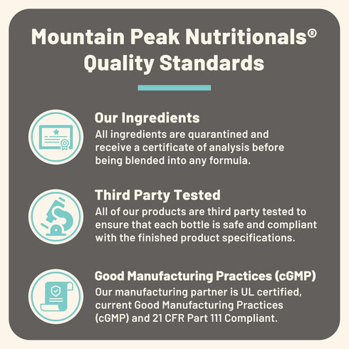 Mountain Peak Nutritionals Sleep Easy - Sleep Support Supplement with 5-HTP, Amino Acids, Melatonin, 60 Capsules
