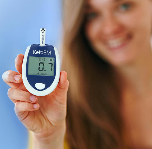 Complete Blood Ketone Meter Kit for Keto Diet Testing - Monitor, Strips, Lancing Device & Lancets