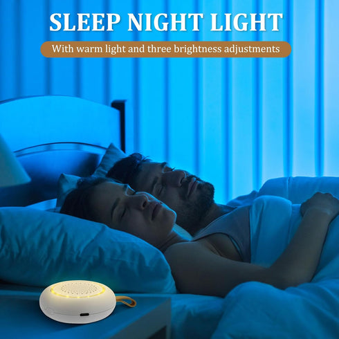 kaimenhong 24 Portable Sound Machine for Baby, White Noise Machine, Soothing Sound, Adjustable Brightness, Sound