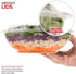 Stock Your Home 64oz Clear Plastic Salad Bowls with Lids, 10 Pack Extra Large Disposable Takeout Containers