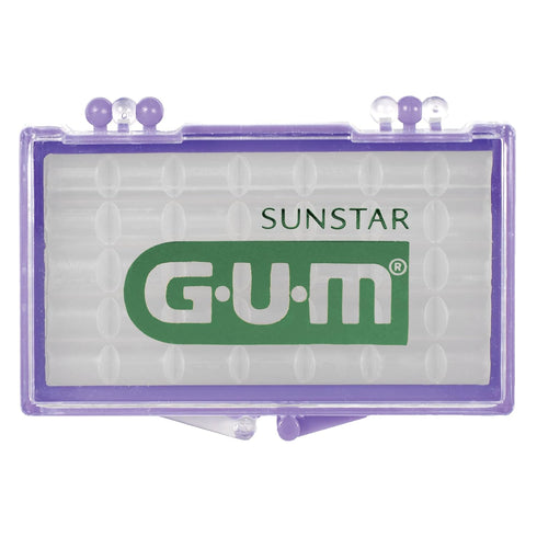 GUM Orthodontic Wax for Braces - Soothing Dental Wax with Vitamin E, Aloe Vera, Mint Flavor (6pk)
