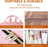 Travel Toiletry Bag with Hanging Hook, Water-Resistant Makeup Organizer for Accessories, Full-Size Shampoo