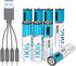 TARAVAO 1.5V Constant Rechargeable AAA Lithium Batteries (8 Pack) for Remote, Mouse, Toys,