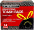 Large Drawstring Trash Bags, 33-gallon, 34-count, Diamond Flex Premium Stretch, 1.05-mil, Black