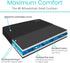 Vive Wheelchair Cushion - Waterproof Seat Pad for Coccyx, Sciatica & Tailbone Pain Relief (20'' x 18'' x 2'')