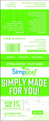 Pack (30 4 Pack 120 Counts Simpleaf Flushable Aloe Vera Single Wet Wipes |Paraben & Alcohol Free | Hypoallergenic