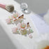 SHIYANG 1 Pair (2 pcs) Pink Handmade Lotus Hair Clips: Cute Floral Decorative Hair Accessories for Hanfu and Korean