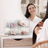 Sorbus Clear Makeup Organizer - Stackable Acrylic Drawer Organizer for Vanity, Bathroom, and Office Storage