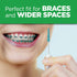 GUM Soft-Picks Wide Space, Easy to Use Dental Picks for Teeth Cleaning, Dentist Recommended, 100ct (3pk)