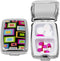 Set of 2 Dual-Compartment Rectangular Pocket Purse Pill Box & Organizer with