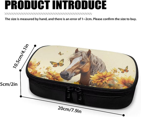 Horses Butterflies Insulin Cooler Travel Case, Insulated Bag Organizer for Diabetics, Medication Cooler Bag