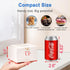 Shallive 4-Inch Small Cookie Boxes, 25 Pcs White Bakery Treat Boxes with Window for Gifting