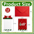 Watayo 12 Sets Christmas Money and Gift Card Sleeves- Christmas Money Holder Ornaments for Cash Gifts with Envelopes