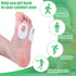 WILLBOND 60 Pcs Callus Pads Soft Felt Oval Shape Corn Pads for Foot Pain Relief, Adhesive Foot Corn Pads for Men and
