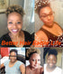 THEMIS HAIR Afro Puff Drawstring Ponytail for Black Women, Short Kinky Curly Hairpieces with Clips in Color T1B/27#