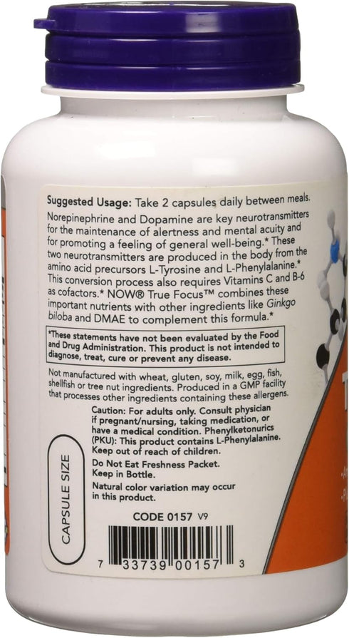 Now Foods True Focus - 90 VCaps