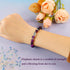 Package SmileBelle Get Well Gifts for Women After Surgery, Healing Bracelets as Inspirational Gifts Amethyst Bracelet