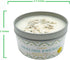 Healing White Sage Candle with Sage Leaf, Himalayan Crystal Salt & Essential Oils